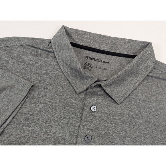 Reebok Other - Reebok Performance Golf Polo Shirt Mens 4XL Big Tall‎ Gray Stretch Breathable